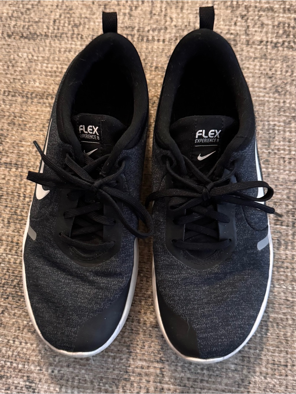 Nike Flex Experience 8 Black & White Running Sneakers Size 7.5 Women’s - Picture 10 of 11